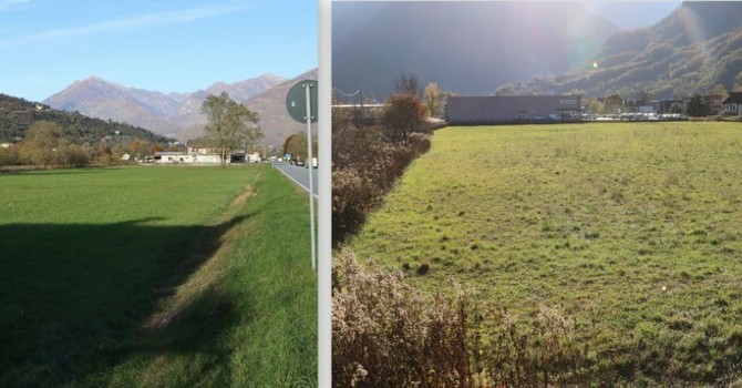 La zona proposta da Villadossola per realizzare il nuovo ospedale La zona proposta da Villadossola per realizzare il nuovo ospedale