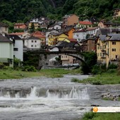 Il torrente Ovesca a Villadossola