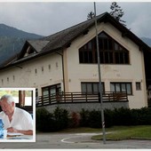 La sede dell'Unione Montana Valle Vigezzo e nel riquadro il presidente Paolo Giovanola