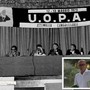 Dal nostro archivio una foto dell'assemblea congressuale dell'Uopa nel 1979 e nel riquadro Massimiliano Romeo