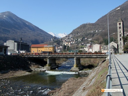Il torrente Ovesca a Villadossola