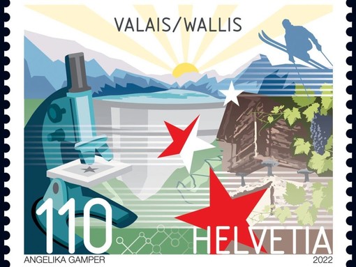 Anche il Canton Vallese ha il suo francobollo dedicato