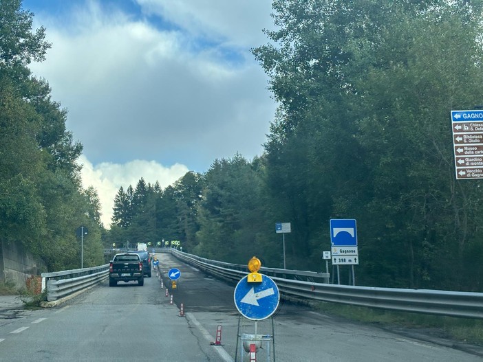 Viadotto Gagnone, Anas conferma la riapertura a doppio senso entro fine novembre