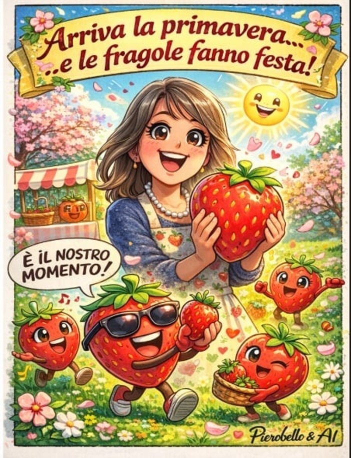 Vignetta di Pierobello e IA Vignetta di Pierobello e IA