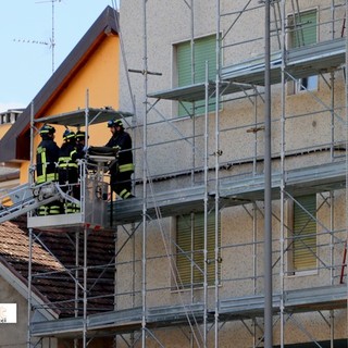 Il condominio dov'è avvenuta la disgrazia a Villadossola