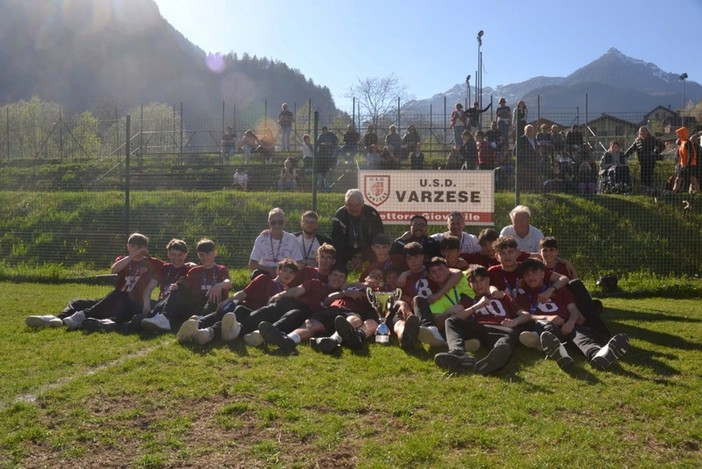Premiata l'Under 17 della Varzese, vincitrice del Campionato provinciale
