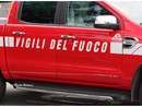 Incendio a Villette, intervento dei vigili del fuoco