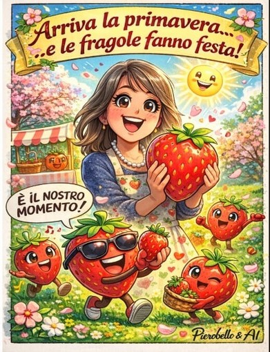 Vignetta di Pierobello e IA Vignetta di Pierobello e IA