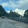 Il viadotto di Gagnone interessato dai lavori di questi giorni