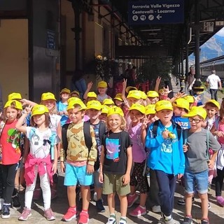 I bambini delle Milani in visita alla stazione per il progetto &quot;Stop al vandalismo&quot;