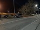 Incidente domenica notte in via Piave, auto va sbattere contro un palo della luce FOTO
