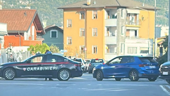 L'intervento dei Carabinieri nel rione Cappuccina martedì pomeriggio