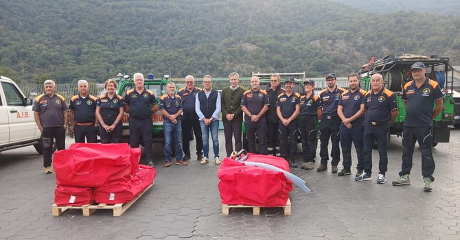 Cinque nuove vasche antincendio per le squadre Aib dell’Ossola