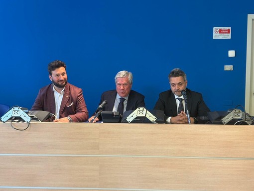 In momento della presentazione del piano sanitario del Vco