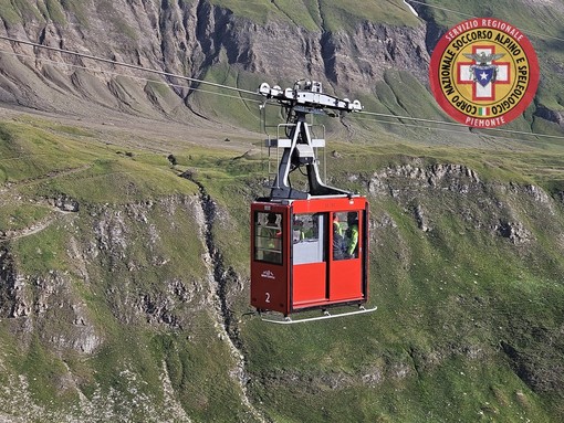 Soccorso Alpino ancora impegnato in alta Formazza: ragazza infortunata scendendo dal rifugio 3A