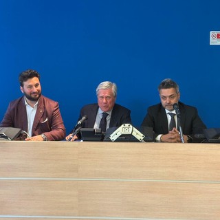 In momento della presentazione del piano sanitario del Vco