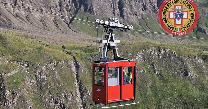Soccorso Alpino ancora impegnato in alta Formazza: ragazza infortunata scendendo dal rifugio 3A