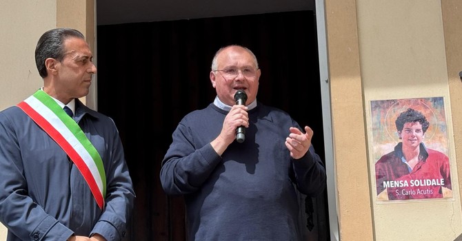 La mensa solidale dedicata a San Carlo Acutis: "Un ragazzo che mi ha affascinato profondamente"