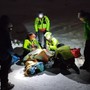 Scivola sul ghiaccio all'Alpe Devero, soccorsa nella notte escursionista di Tradate
