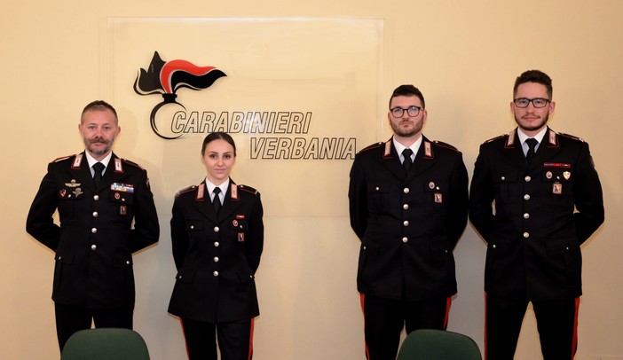 Carabinieri Vco, promozione al grado superiore di quattro marescialli