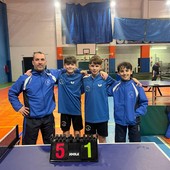 Nella foto da sinistra Marco Calella, Lorenzo Zaretti, Federico Mocellini e Martin Cresci Nella foto da sinistra Marco Calella, Lorenzo Zaretti, Federico Mocellini e Martin Cresci