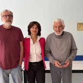 Da sinistra Gianni Clemente, Vittoria Allegranza, Carlo Squizzi