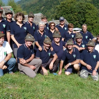 Gruppi alpini Bannio Anzino che organizzata il 19“ Raduno valle Anzasca