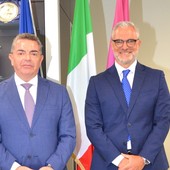Il questore Giancarlo Conte e il vicario Andrea Lefano Il questore Giancarlo Conte e il vicario Andrea Lefano