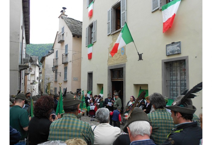 A Malesco il raduno del Gruppo Alpini Valle Vigezzo