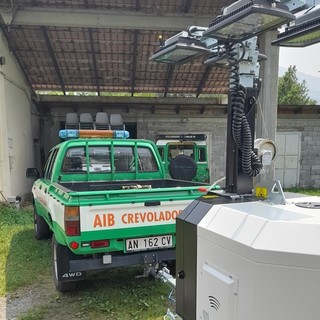 Una torre faro di ultima generazione per la Protezione Civile di Crevoladossola