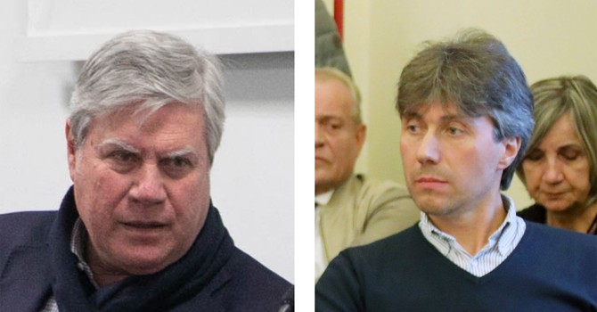 Giandomenico Albertella (a sinistra), Enrico Barbazza (a destra) Giandomenico Albertella (a sinistra), Enrico Barbazza (a destra)