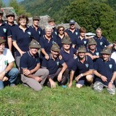 Gruppi alpini Bannio Anzino che organizzata il 19“ Raduno valle Anzasca