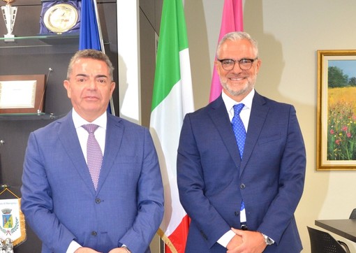 Il questore Giancarlo Conte e il vicario Andrea Lefano Il questore Giancarlo Conte e il vicario Andrea Lefano