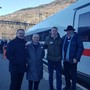 Francesco Gaiardelli (secondo da destra) alla presentazione del treno Intercity–Express ribattezzato “Matterhorn''