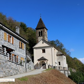 La chiesa di Tappia, frazione alta di Villadossola