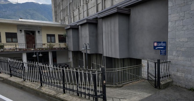 La sede Caritas a Villadossola