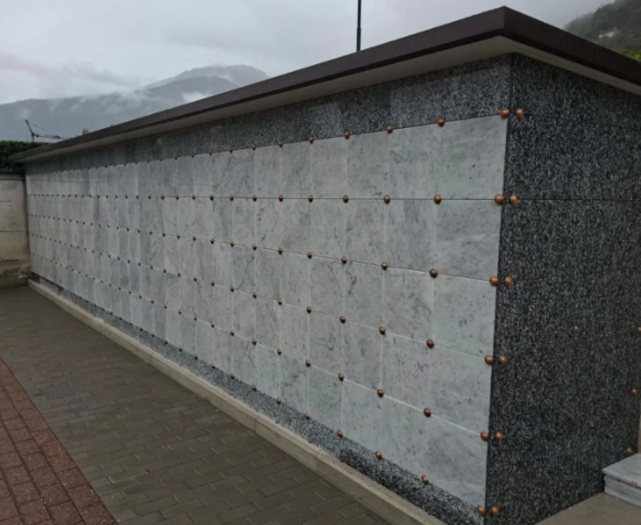 Nuove cellette al cimitero di Preglia: conclusi i lavori Nuove cellette al cimitero di Preglia: conclusi i lavori