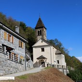 La chiesa di Tappia, frazione alta di Villadossola