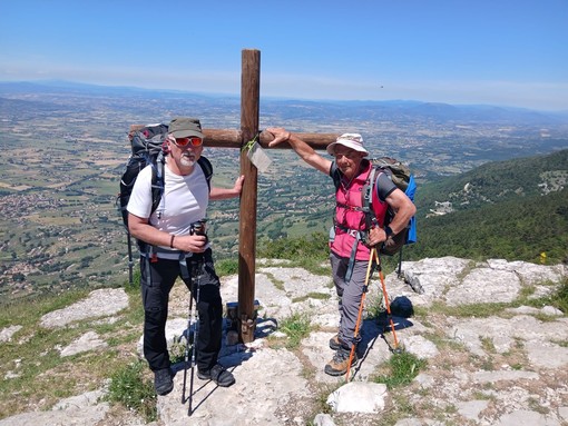Antonio Bovo sul cammino di San Francesco: 300 chilometri verso Roma FOTO