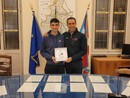 Il sindaco Pizzi ha premiato il giovane campione di bocce Dario Verganti