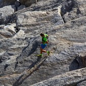 Ai piedi della parete Est  l'VIII Monterosa Est Himalayan Trail