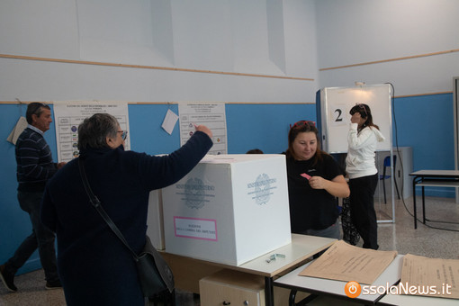 Nel Vco alle 19 ha votato il il 53,79% degli aventi diritto al voto