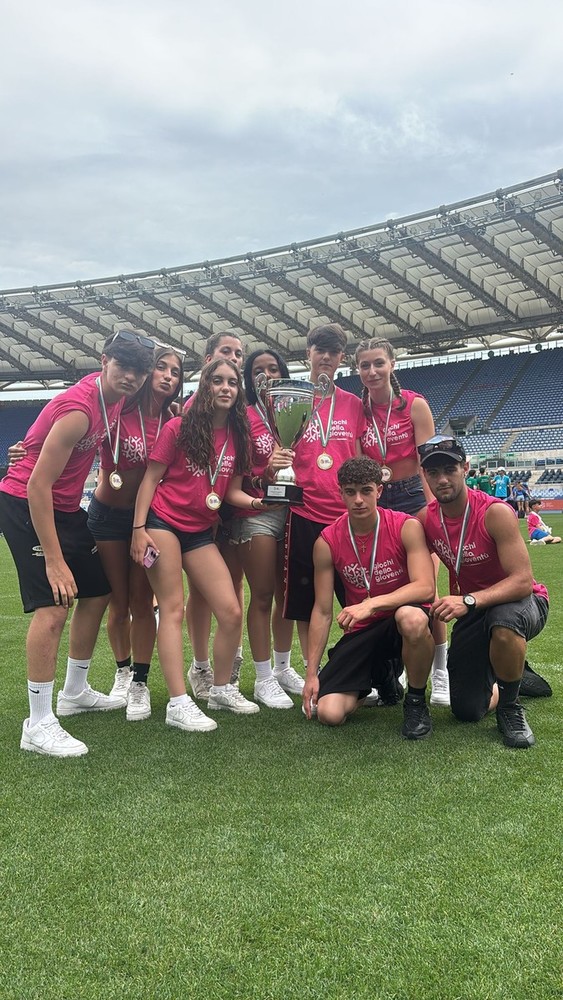 Marconi Galletti Einaudi campione d’Italia nel tag rugby ai nuovi giochi della gioventù