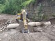 Bognanco, dopo la posa del ponte bailey si procede con i lavori sul versante Bognanco, dopo la posa del ponte bailey si procede con i lavori sul versante
