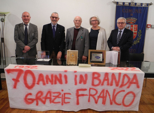 Varzo, 70 anni “in banda” per Franco Biselli