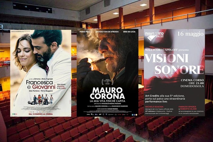 Storie, vette e vita vissuta: due film-evento e una performance live al Cinema Corso di Domodossola