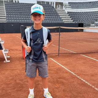 Tennis, il giovanissimo ossolano Federico Spadone al Foro Italico di Roma