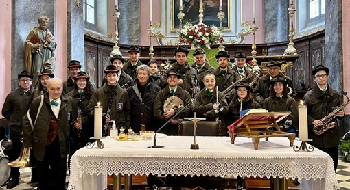La Banda Musicale Alpina di Malesco celebra Santa Cecilia