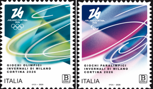 Un francobollo celebrativo per Olimpiadi e Paralimpiadi di Milano Cortina 2026
