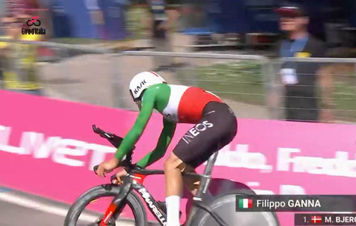 Ganna vola in Algarve: sua la cronometro di Vilamoura